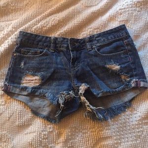 Denim shorts